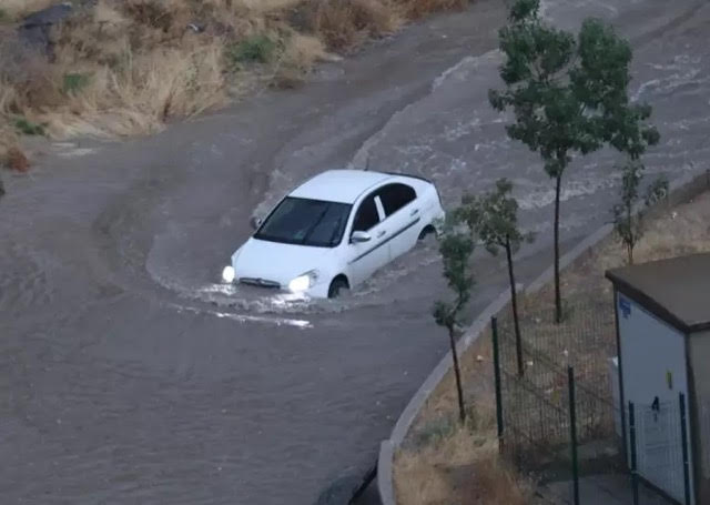 Πλημμύρισε η Άγκυρα – 1 τραυματίας