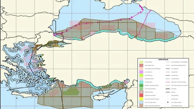 Μπασκάρα για χάρτη Τουρκίας: «Για πρώτη φορά χαρτογραφείται η μέση γραμμή στο Αιγαίο»
