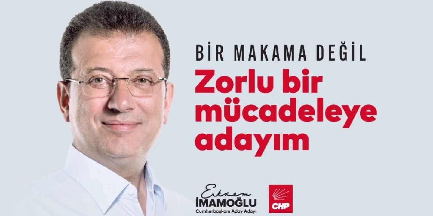 Ο Ιμάμογλου ανακοίνωσε επίσημα την υποψηφιότητά του για Πρόεδρος