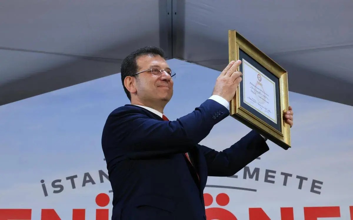  Τουρκία: Το Πανεπιστήμιο Κωνσταντινούπολης ακύρωσε το μεταπτυχιακό του Ιμάμογλου 