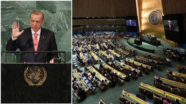 Ερντογάν βάζει «τδβκ» στο τραπέζι του ΟΗΕ – Μιλά για Γάζα και… δικέφαλο αετό