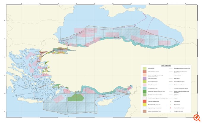 Η Τουρκία κατέθεσε τον ΘΧΣ της στην UNESCO - Κόβει το Αιγαίο στα δυο