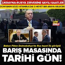 Με δύο τριμερείς συναντήσεις στο Ντολμάμπαχτσε ξεκινούν οι συνομιλίες Ρωσίας – Ουκρανίας